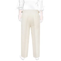 Ivory linen manny trousers  Alternative Image