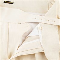 Ivory linen manny trousers  Alternative Image