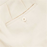 Ivory linen manny trousers  Alternative Image