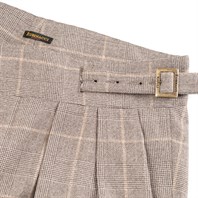 Manny Trousers in beige prince of Wales wool Alternative Image