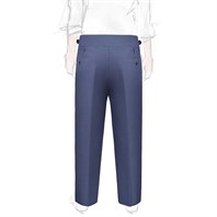 Denim linen manny trousers Alternative Image