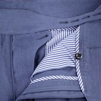 Denim linen manny trousers Alternative Image