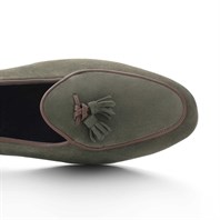 Marphy in moss suede Alternative Image