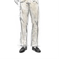 Marphy leather black with tassels Alternative Image