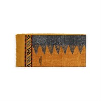 Minorca scarf in ochre cashmere Alternative Image