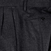 Ciro trousers in dark grey wool Alternative Image