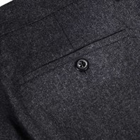Ciro trousers in dark grey wool Alternative Image