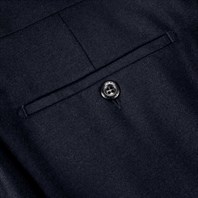 Ciro trousers in blue wool Alternative Image