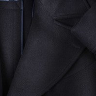 Blue camelhair ulster coat Alternative Image