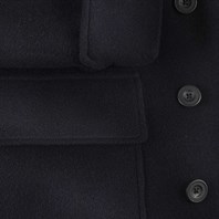 Blue camelhair ulster coat Alternative Image