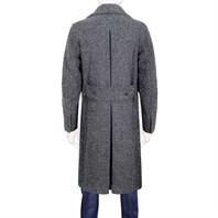 Ulster coat in anthracite herringbone Alternative Image