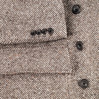 Ulster coat in brown herringbone Alternative Image