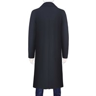 Blue skyfall wool raglan coat Alternative Image