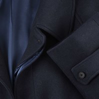 Blue skyfall wool raglan coat Alternative Image