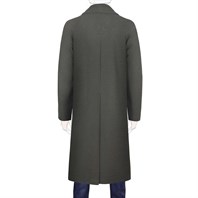 Green skyfall wool raglan coat Alternative Image
