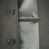 Green skyfall wool raglan coat Alternative Image