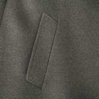 Green skyfall wool raglan coat Alternative Image