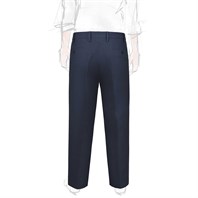 Blue linen trousers Alternative Image