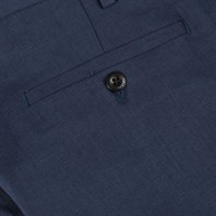 Blue linen trousers Alternative Image