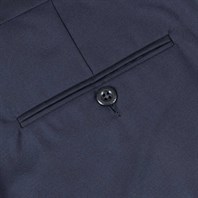 Blue Tasmania trousers with 2 pleats Alternative Image