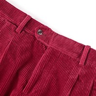Cherry 2 pleated corduroy trousers Alternative Image
