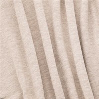 Polo manica corta in maglia beige Immagine alternativa