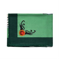 Pulcinella scarf in green cashmere Alternative Image