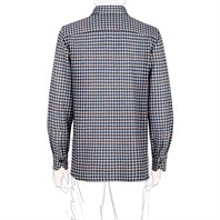 Vintage Archive wool safari jacket in blu pied de poule Alternative Image