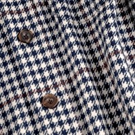 Vintage Archive wool safari jacket in blu pied de poule Alternative Image