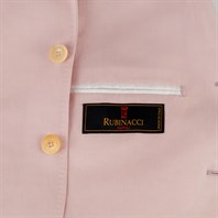 Pink linen blend single-breasted Jacket Alternative Image
