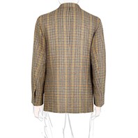 Vintage Archive beige pied de poule wool single-breasted jacket Alternative Image