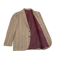 Vintage Archive beige pied de poule wool single-breasted jacket Alternative Image