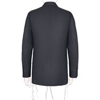 Dark gray tasmania wool single-breasted jacket "SW1" Alternative Image