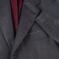 Dark gray tasmania wool single-breasted jacket "SW1" Alternative Image