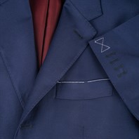 Light blue tasmania wool single-breasted jacket “SW1” Alternative Image