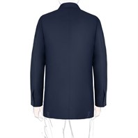 Blue tasmania wool double-breasted jacket "SW1" Alternative Image