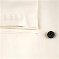 Double-breasted white flannel evening jacket "SW1" Alternative Image