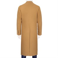 Cappotto doppio petto in cashmere cammello Immagine alternativa