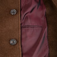 Brown Llama raglan coat Alternative Image