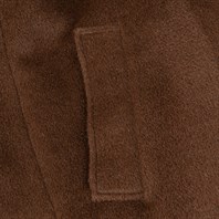 Brown Llama raglan coat Alternative Image