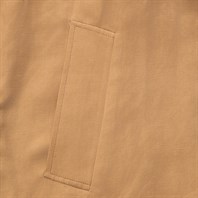 Cappotto Raglan un petto in misto lino beige Immagine alternativa