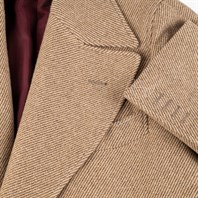 Vintage Archive cappotto Ulster in lana e cashmere beige Immagine alternativa
