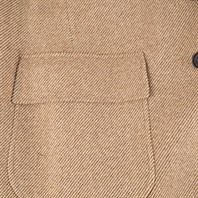 Vintage Archive cappotto Ulster in lana e cashmere beige Immagine alternativa