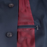 Blue Raglan raincoat Alternative Image