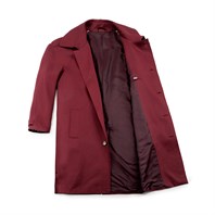 Bordeaux Raglan raincoat Alternative Image