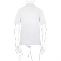 White short sleeves piquet polo Alternative Image