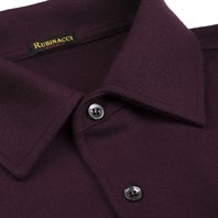 Wine cashmere shirt Alternative Image