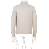 Cream cashmere polo Alternative Image