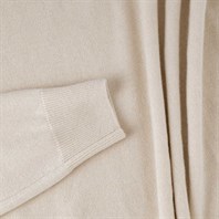 Cream cashmere polo Alternative Image