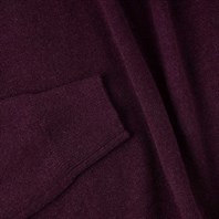 Wine cashmere polo Alternative Image
